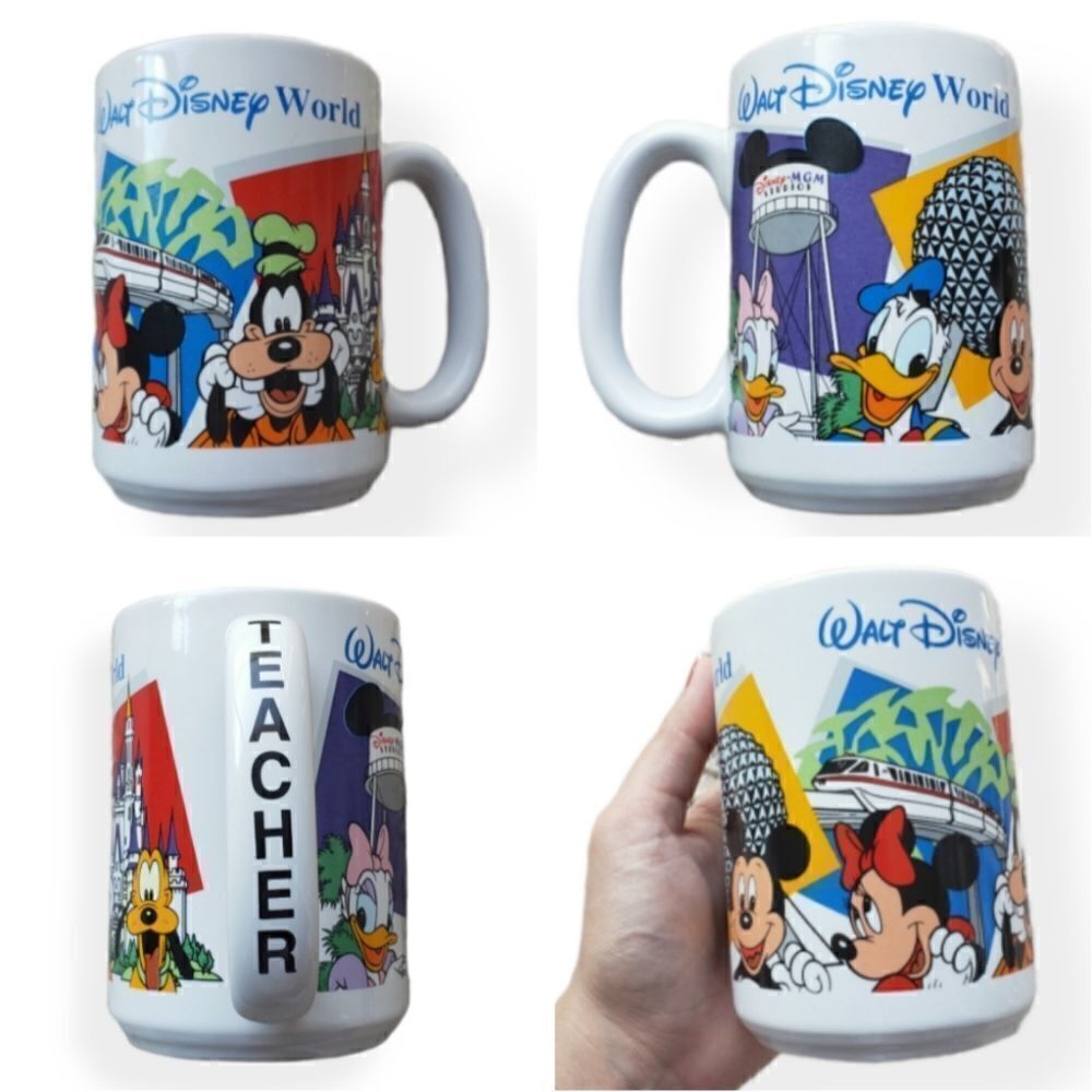 Vintage Walt Disney World Characters Coffee Mug
